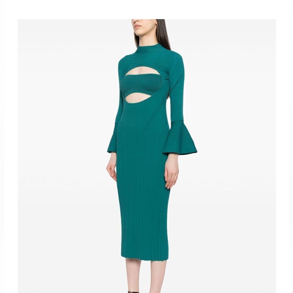 Cult Gaia Elven Knit Cutout Midaxi Dress NWT